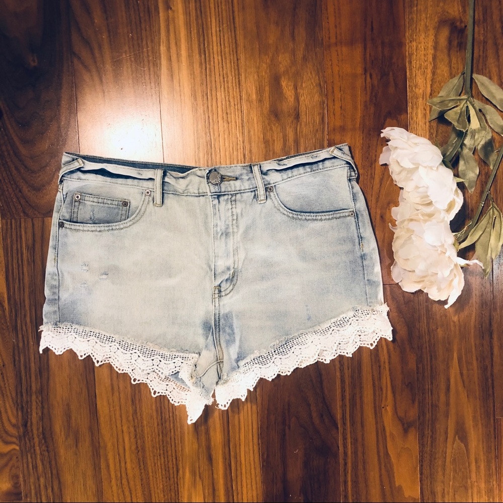 Free People Jean Shorts